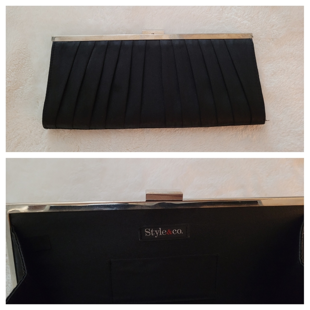 Style & Co black evening purse